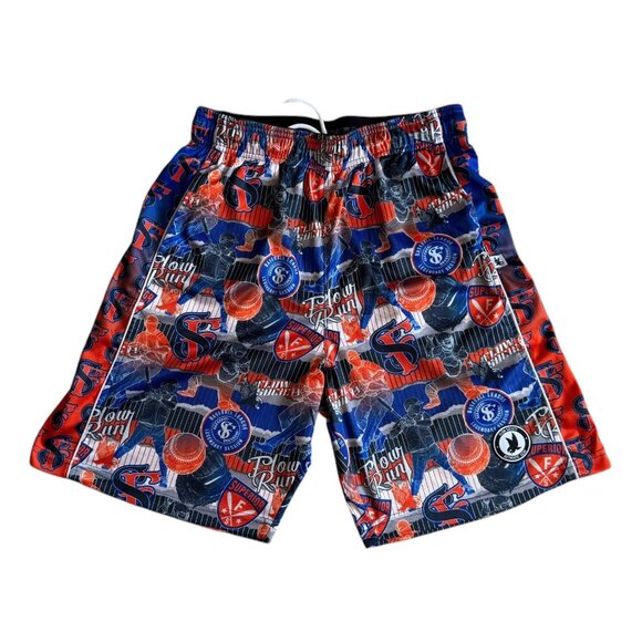 Flow Society Lacrosse Hockey Shorts Boys YXL Baseball Flow Run - Picture 1 of 2